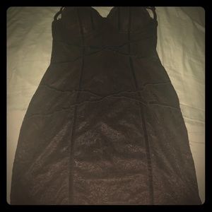 Night out party time sexy black dress